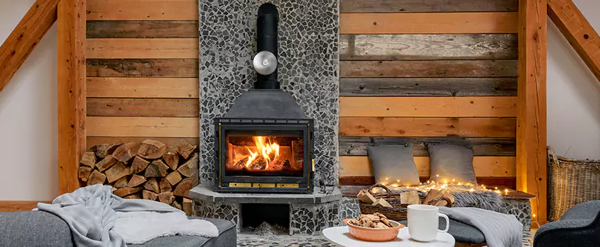 Thelin Hearth Products Direct Vent Gas Stove Fireplace Inspection in Sevierville, Tennessee